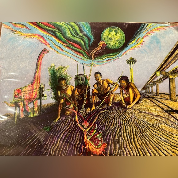 ❌SOLD❌Jon Strongbow Print “Mantis in The Moon” - Picture 2 of 7